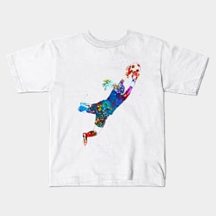 Soccer Player Girl Goalie Kids T-Shirt